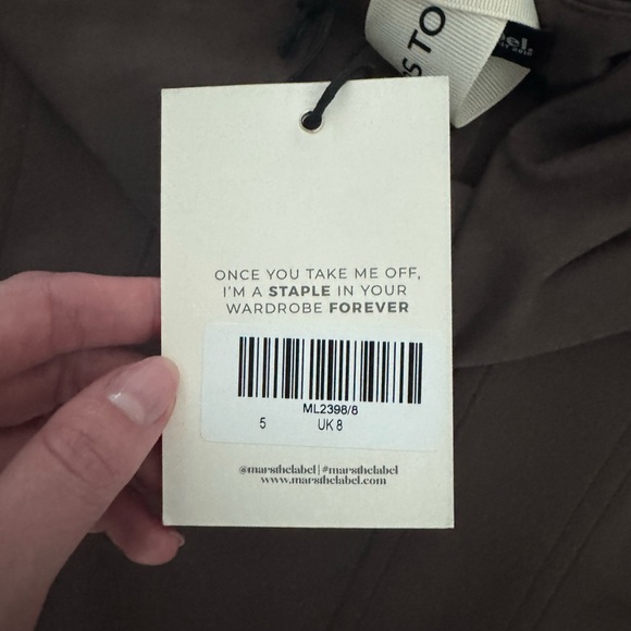 Mars the label The Sandra Scoop Maxi in Brown - Picture 6 of 7